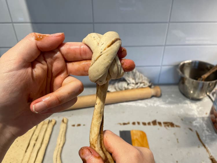 snurra kanelbulle steg 2