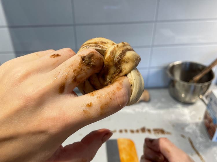 snurra kanelbulle steg 4