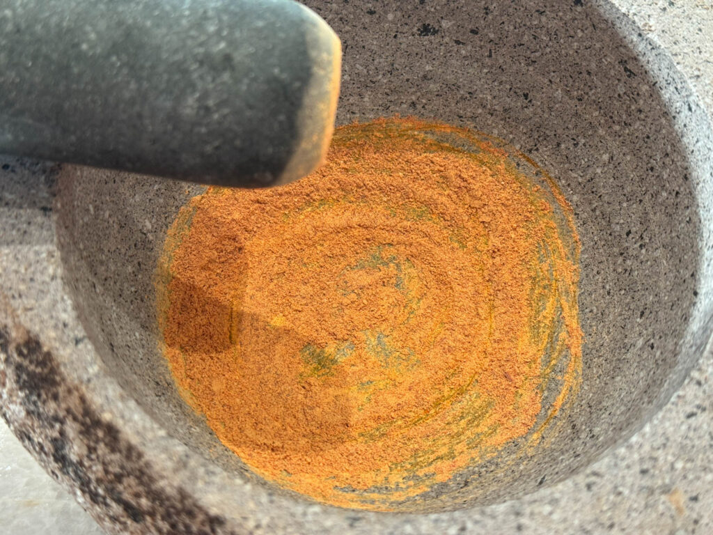 Mortlad saffran och strösocker